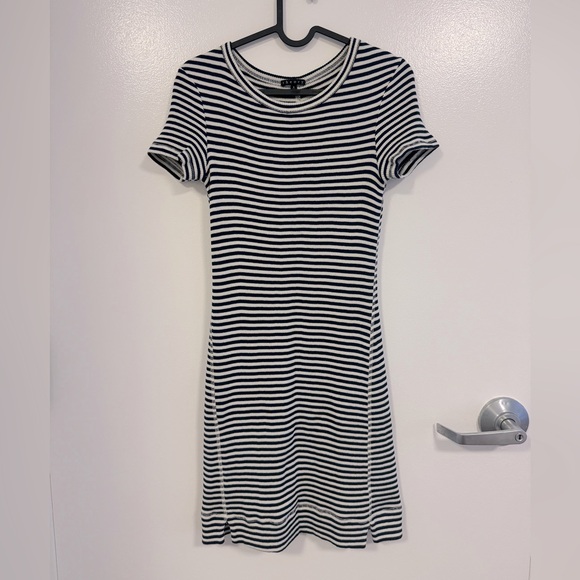 Theory Striped Mini Dress - Picture 1 of 8